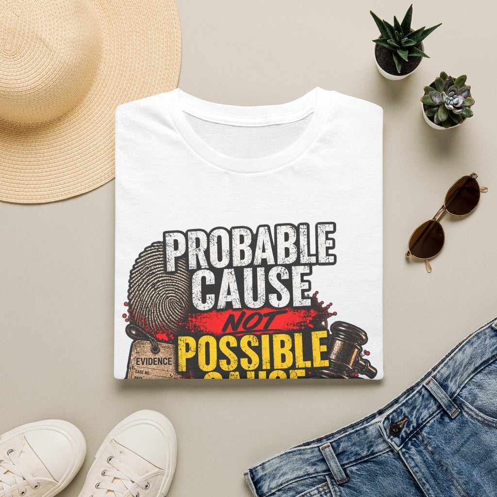 Probable Cause Not Possible Cause T-Shirt — Police, Law & Forensics Graphic Tee