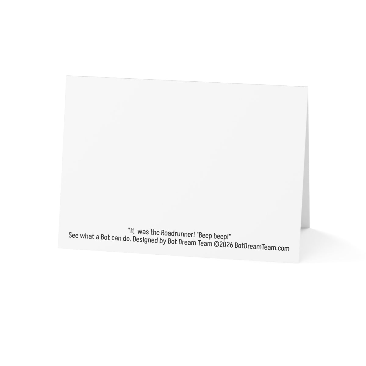 Whodunit Christmas Card: The Great Desert Gift Mystery