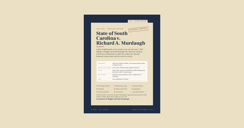 Cited Cases case pack: The Alex Murdaugh Case